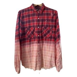 AMIRI's edge plaid shirt XXL, meant to be worn loose, excellent condition.
